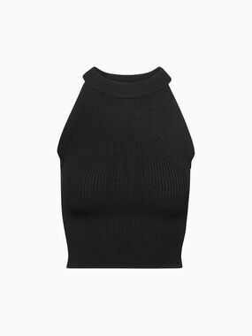 Aritzia Babaton Sculpt Knit Halter Top